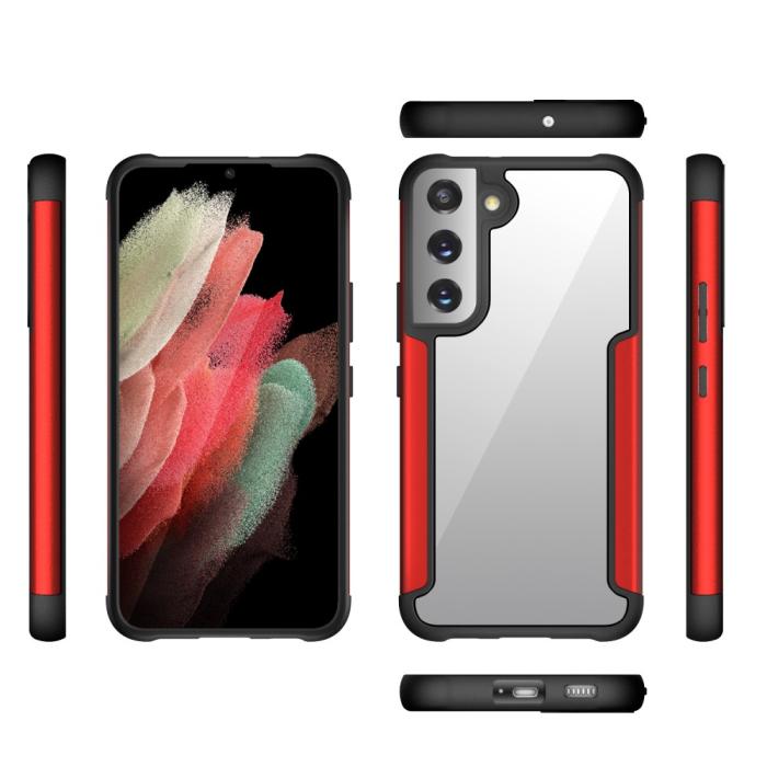 Bild 6, Samsung Galaxy S22 Plus Skal Hybrid Shockproof Blå