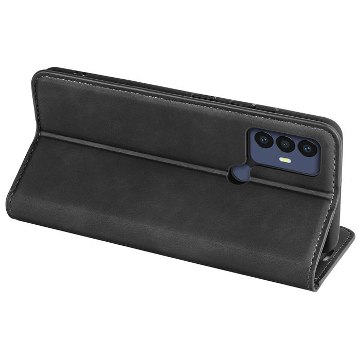 Bild 6, TCL 305 (2022) Fodral Flip Läder Svart