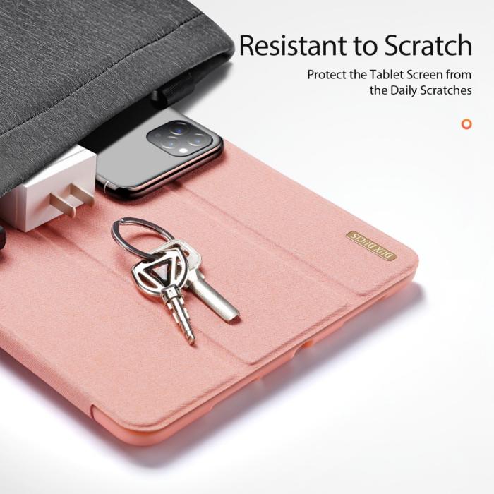 Bild 5, DUX DUCIS Galaxy Tab S9 Ultra DOMO Fodral Tri-Fold Rosa