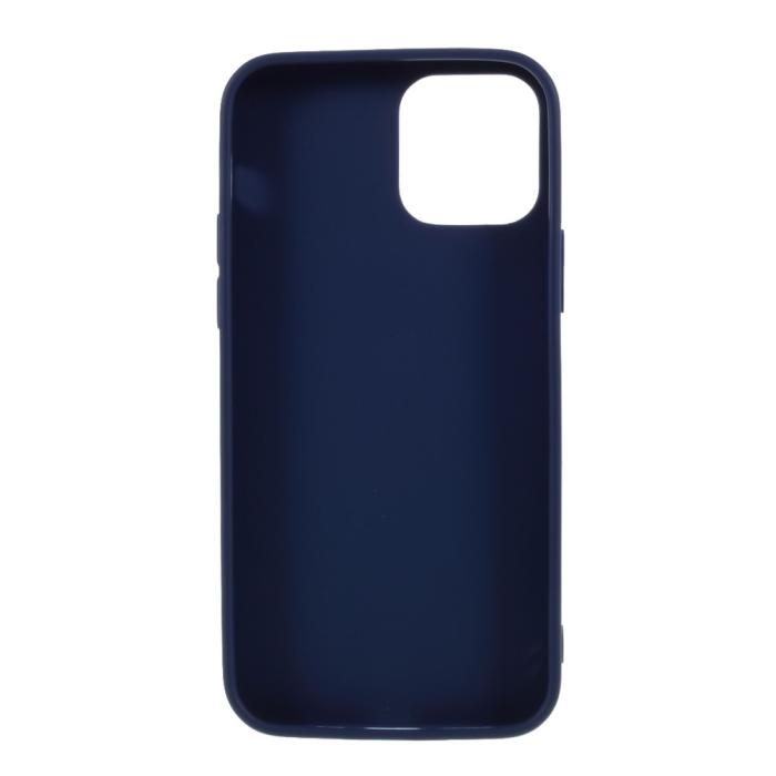 Bild 3, iPhone 12 Pro Max - Matt TPU Skal - Mörk Blå