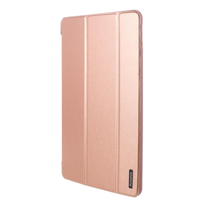 Bild 2, AMORUS iPad 10.2 2019/2020/2021 Fodral Tri-Fold Roséguld