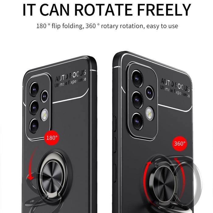 Bild 3, Samsung Galaxy A53 5G Skal Ring Svart/Röd