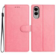 Samsung Galaxy S25 Edge Fodral L&auml;der Rosa