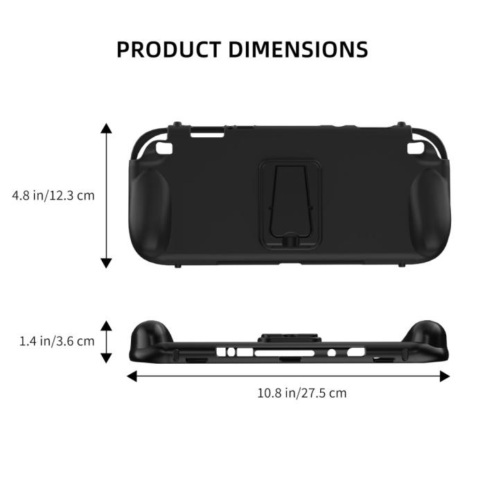Bild 4, JYS Nintendo Switch 2 Skal TPU Kickstand Svart