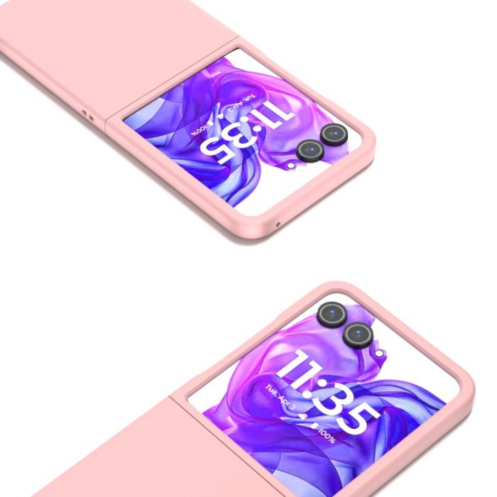 Bild 2, Motorola Razr 50 Ultra 5G 5G Mobilskal Skin Touch Rosa