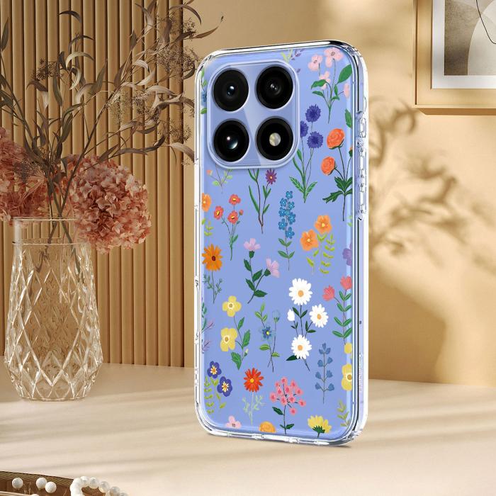 Bild 5, Xiaomi 15T Skal Med Tryck Blommor