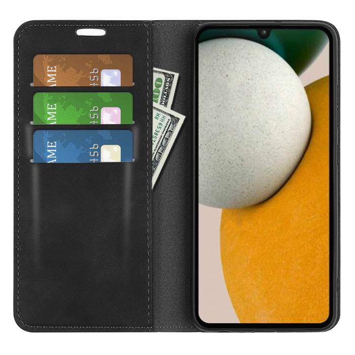 Bild 2, Samsung Galaxy A15 5G Fodral Flip Skin Touch Svart