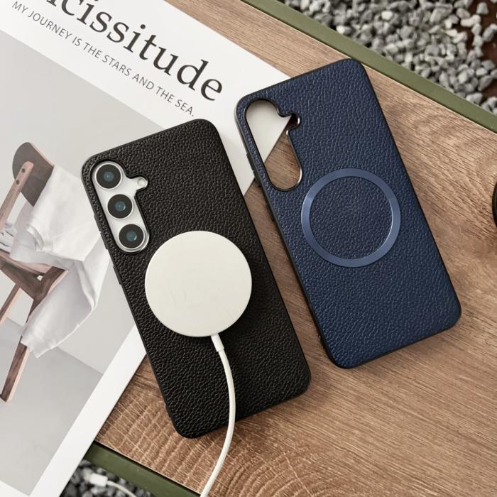 Bild 3, Samsung Galaxy A16/A26 5G Skal MagSafe Läder Svart