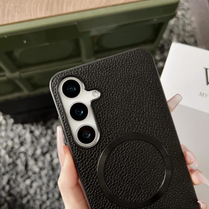 Bild 4, Samsung Galaxy A16/A26 5G Skal MagSafe Läder Svart