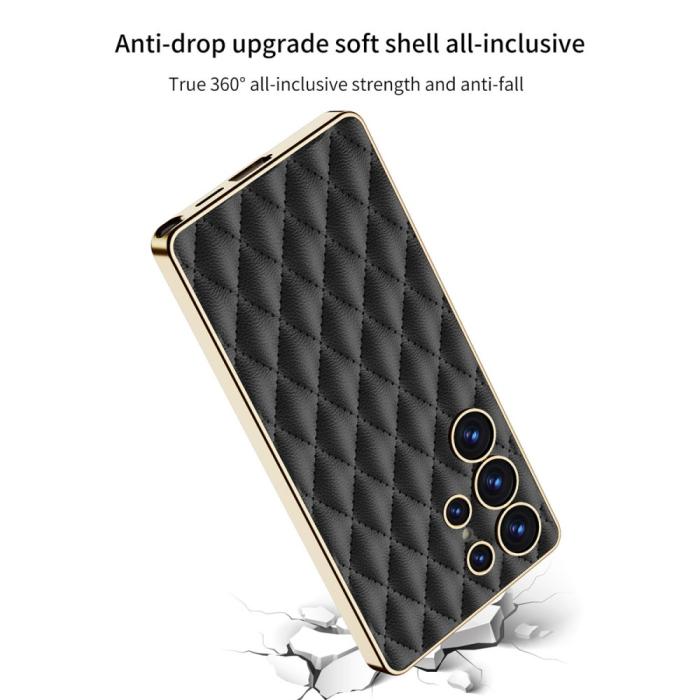 Bild 6, GKK Samsung Galaxy S25 Ultra Skal Diamond Hybrid Läder Rosa