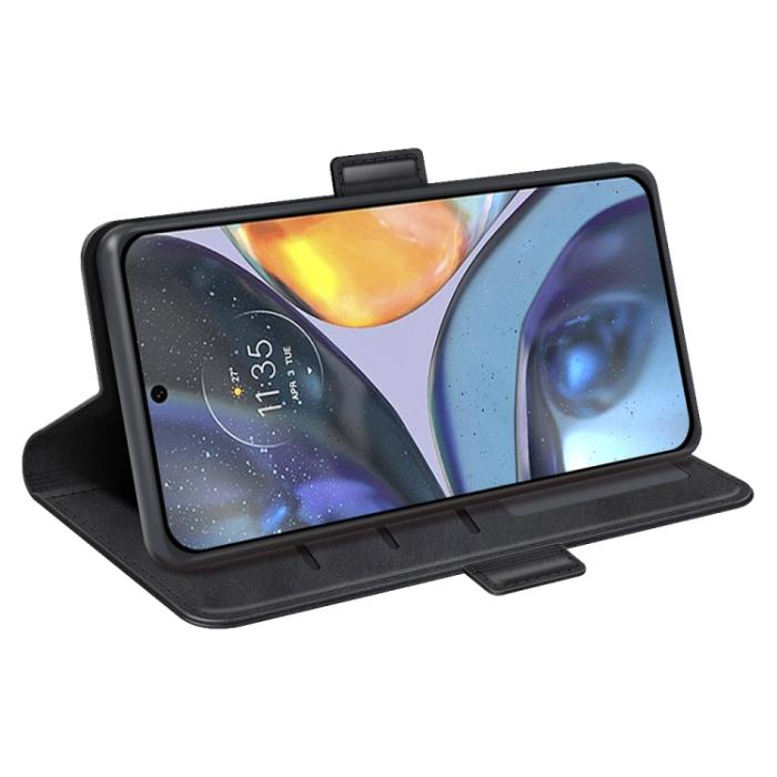 Bild 6, Motorola Moto G22 Fodral Magnetisk Stängning Svart