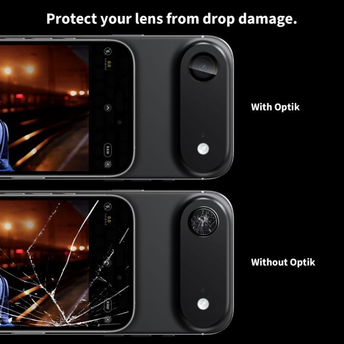 Bild 5, Tech-Protect iPhone Air Linsskydd CamRing Fit+ Transparent