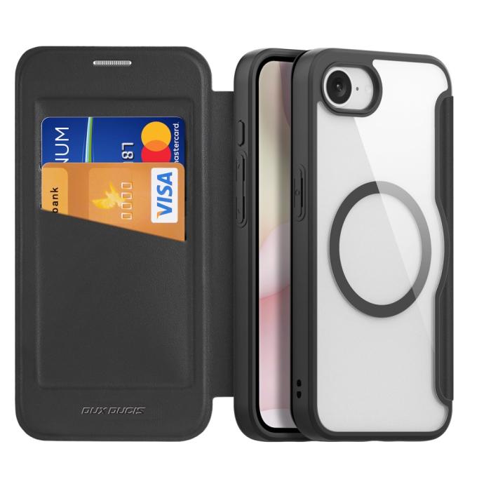 Bild 2, DUX DUCIS iPhone 17e / 16e Fodral MagSafe Skin X Pro Svart