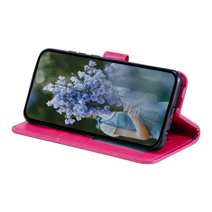 Bild 3, Samsung Galaxy A07 Fodral Mandala Läder Rosa
