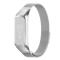 Samsung Galaxy Fit 2 Metall Armband Milanese Loop Silver