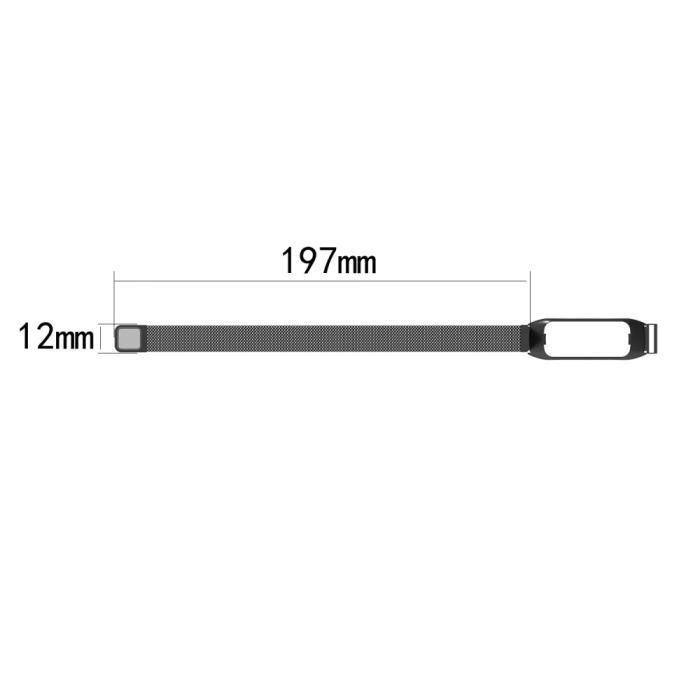 Bild 5, Samsung Galaxy Fit 2 Metall Armband Milanese Loop Champagne Guld
