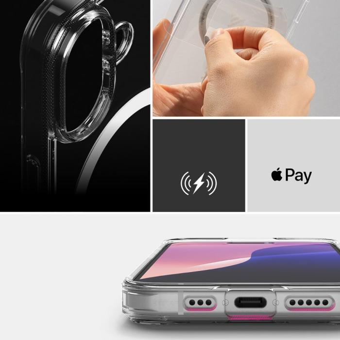 Bild 5, Ringke iPhone 16 Skal MagSafe Fusion Transparent