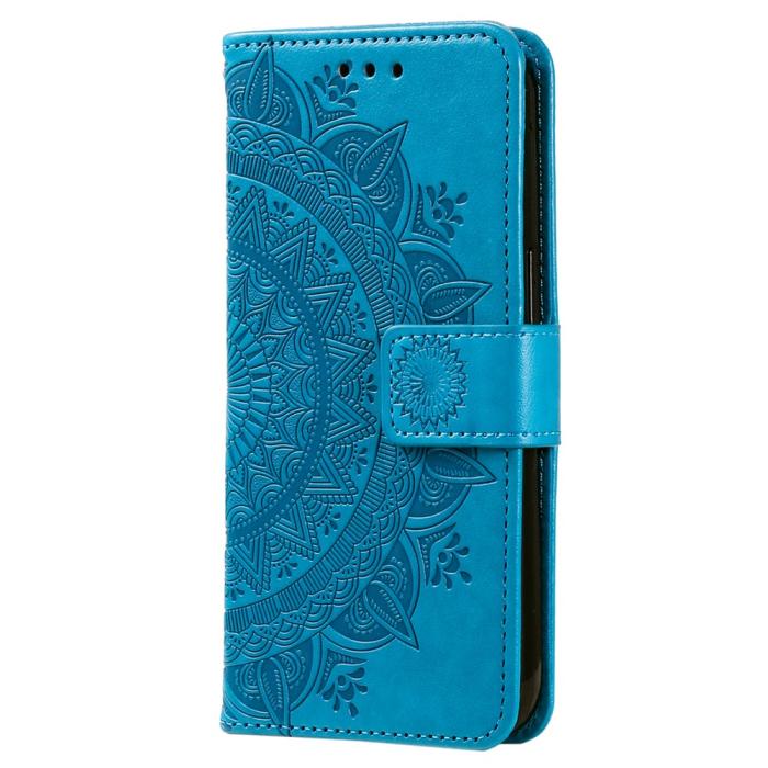 Bild 5, OnePlus 15R Fodral Mandala Läder Blå