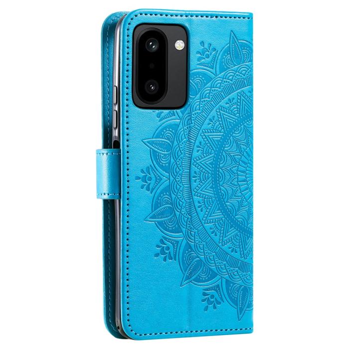 Bild 6, OnePlus 15R Fodral Mandala Läder Blå