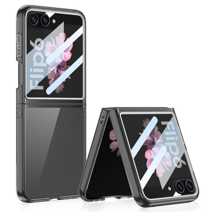 Bild 1, GKK Galaxy Z Flip 6 / 7 FE Skal Hybrid Tonad Svart