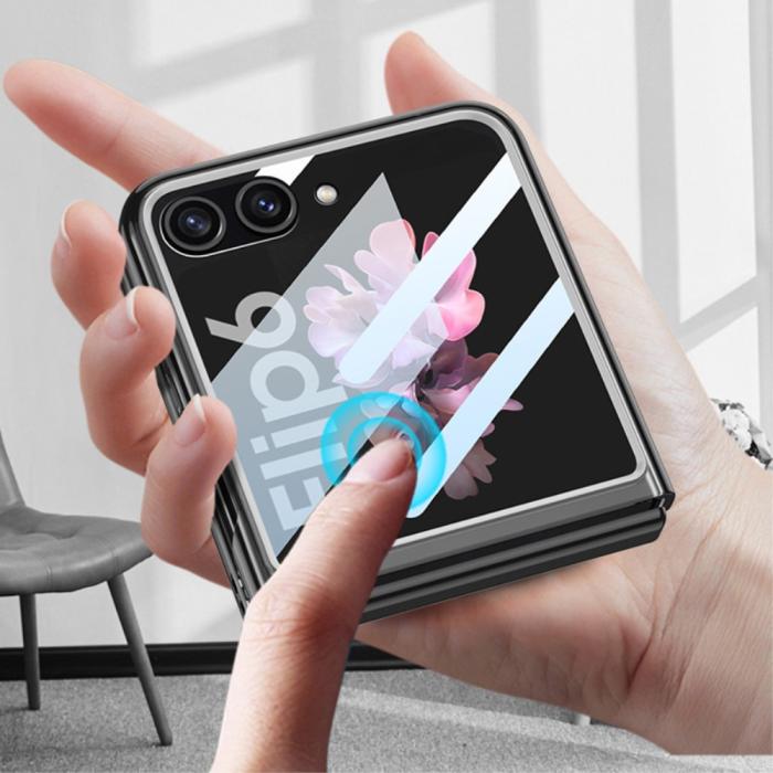 Bild 2, GKK Galaxy Z Flip 6 / 7 FE Skal Hybrid Tonad Svart