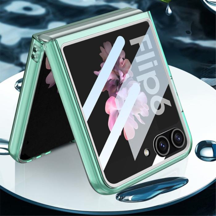 Bild 4, GKK Galaxy Z Flip 6 / 7 FE Skal Hybrid Tonad Svart