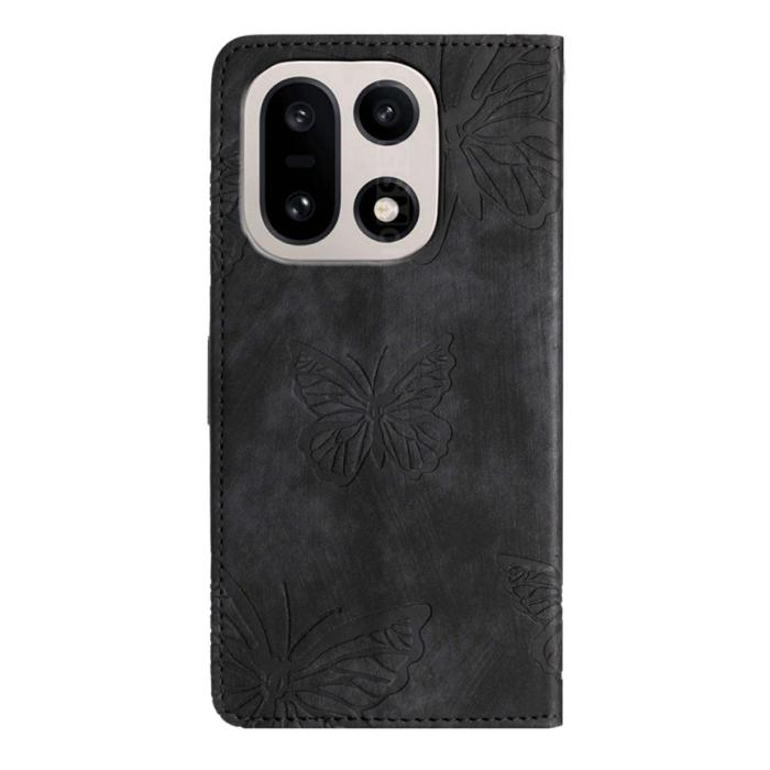 Bild 2, OnePlus 15 Fodral Med Fjäril Tryck Svart
