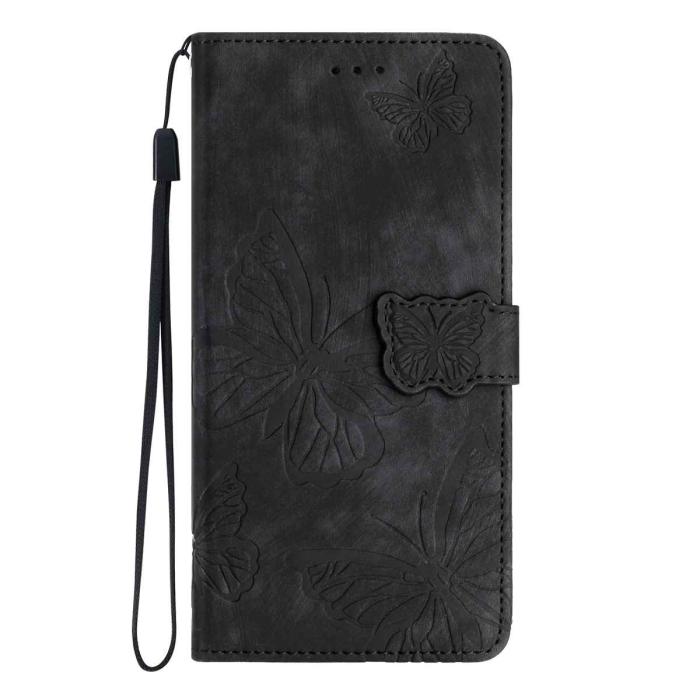 Bild 3, OnePlus 15 Fodral Med Fjäril Tryck Svart