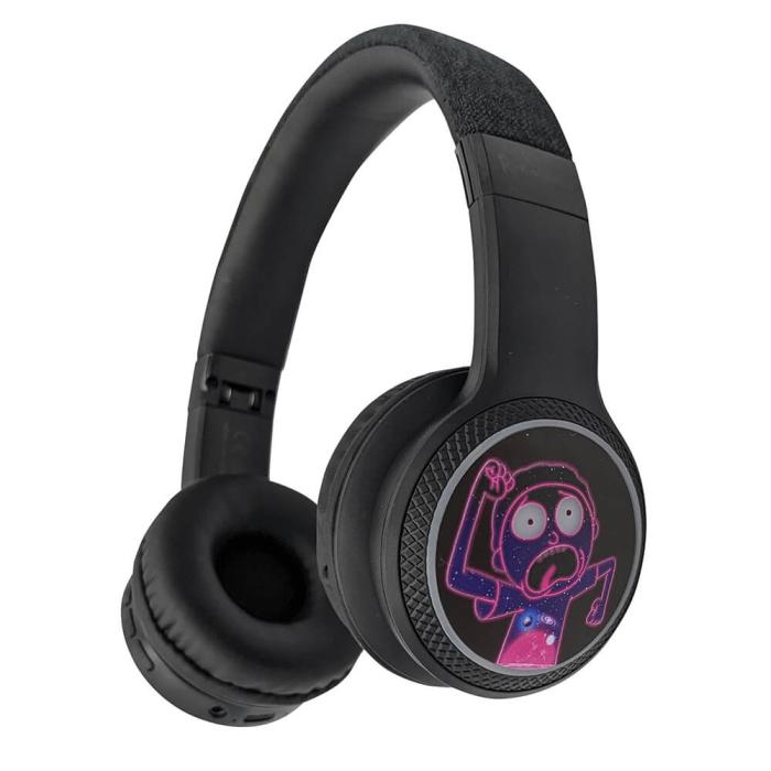 Bild 4, Rick & Morty LED Trådlösa On-Ear Hörlurar