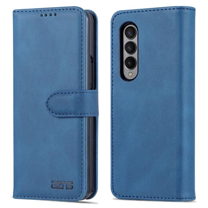 Bild 2, AZNS Galaxy Z Fold 3 Fodral Skin Touch Blå