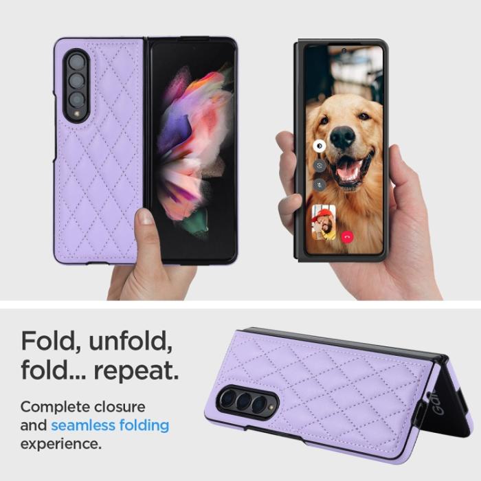Bild 5, Galaxy Z Fold 3 Skal Diamond Lila
