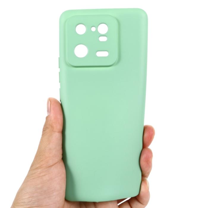 Bild 3, Xiaomi 13 Pro 5G Skal Liquid Silikon Grön