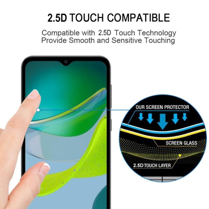Bild 5, Motorola Moto E13 Skärmskydd Heltäckande Härdat Glas