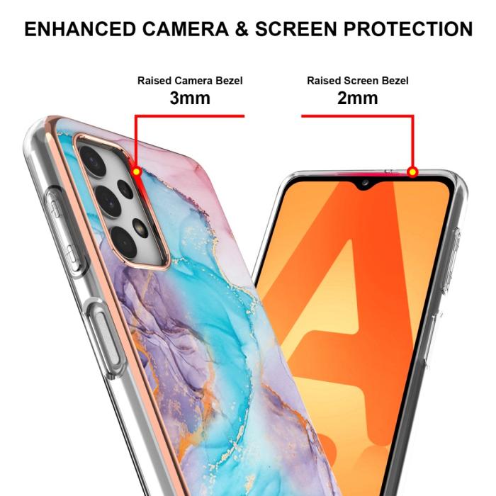 Bild 5, Samsung Galaxy A23 5G Skal Marmor Galaxy Blue