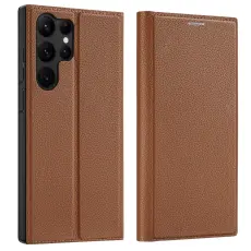 DUX DUCIS Galaxy S23 Ultra Fodral Skin X2 Premium Brun