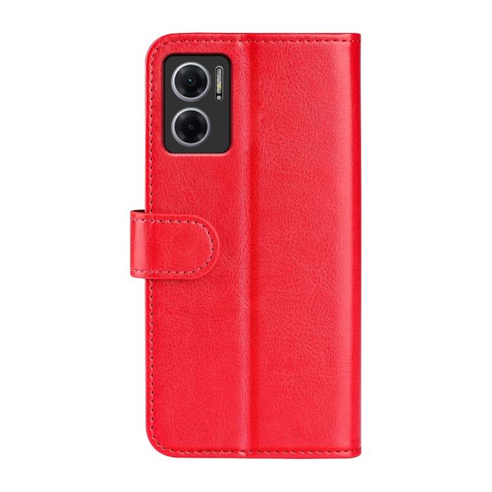 Bild 6, Xiaomi Redmi 10 5G Fodral Crazy Horse Läder Röd