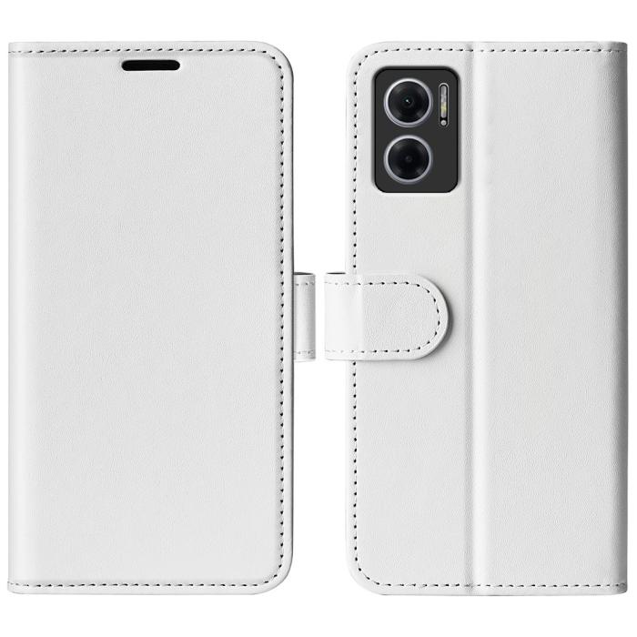 Bild 1, Xiaomi Redmi 10 5G Fodral Crazy Horse Läder Vit