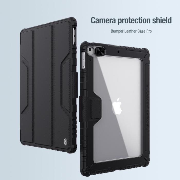 Bild 2, NILLKIN iPad 10.2 2019/2020/2021 Fodral CamShield Shockproof TriFold Svart