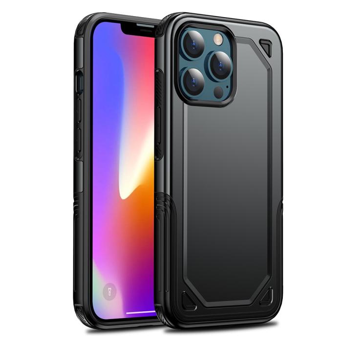 Bild 1, iPhone 13 Pro Max - Hybrid Armor Skal - Svart