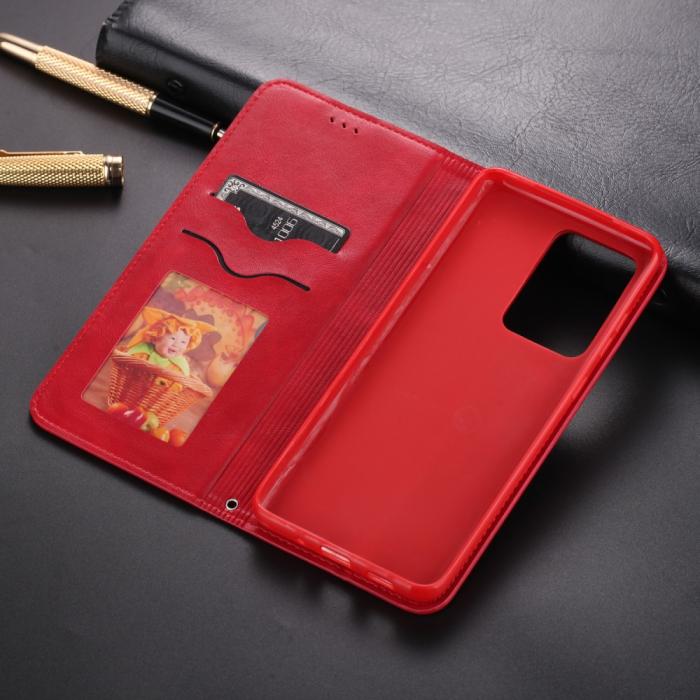 Bild 5, Samsung Galaxy S20 Plus - AZNS Plånboksfodral - Röd