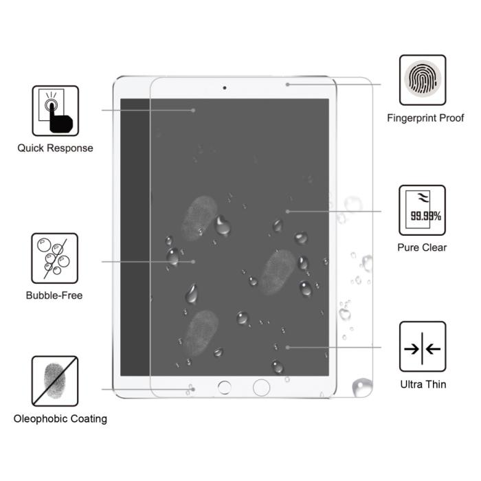 Bild 2, iPad Air 10.5 (2019)/ Pro 10.5 (2017) - Skärmskydd I Härdat Glas