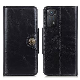 KHAZNEH Xiaomi Redmi Note 11 Pro 5G Fodral Vintage Svart