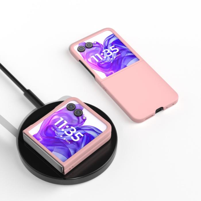 Bild 4, Motorola Razr 50 Ultra 5G 5G Mobilskal Skin Touch Rosa