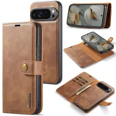 DG.MING Google Pixel 10 Pro XL 2in1 Magnet Fodral / Skal Brun