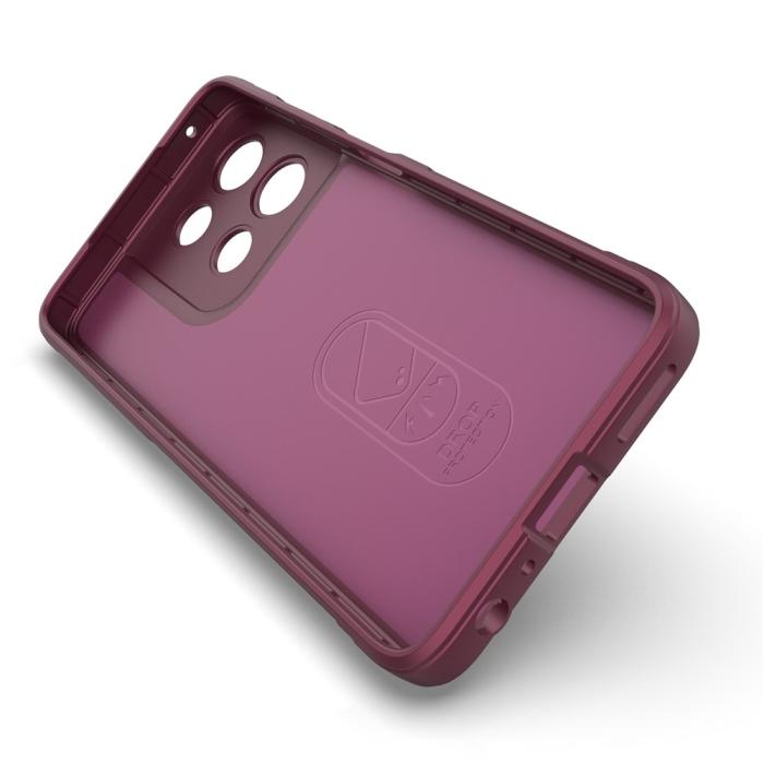 Bild 3, Motorola Moto G56 5G Skal Magic Shield Vinröd