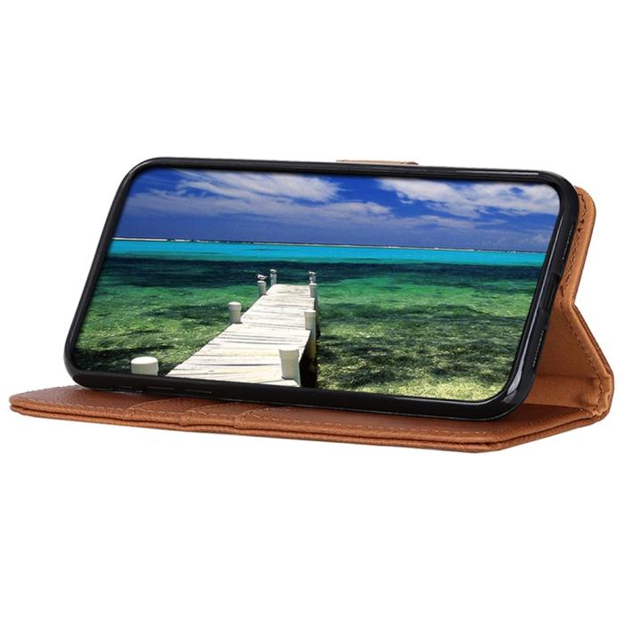 Bild 5, KHAZNEH Xiaomi Redmi Note 11 4G Fodral Läder Brun