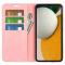 Samsung Galaxy A15 5G Fodral Flip Skin Touch Rosa