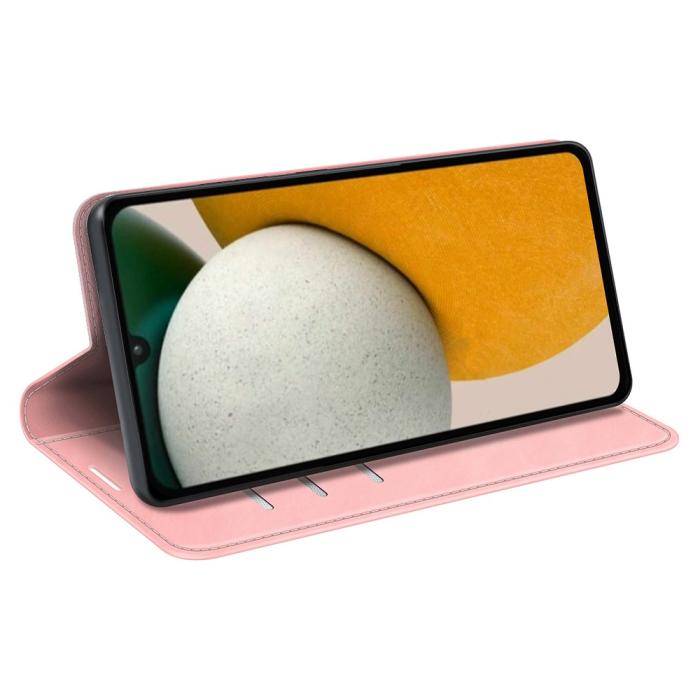 Bild 3, Samsung Galaxy A15 5G Fodral Flip Skin Touch Rosa