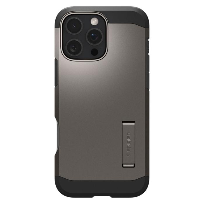 Bild 3, Spigen iPhone 16 Pro Skal MagSafe Mag Tough Armor Gunmetal