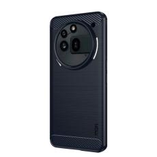 MOFI Nothing Phone 3a Pro Skal Borstad St&aring;l Textur Bl&aring;
